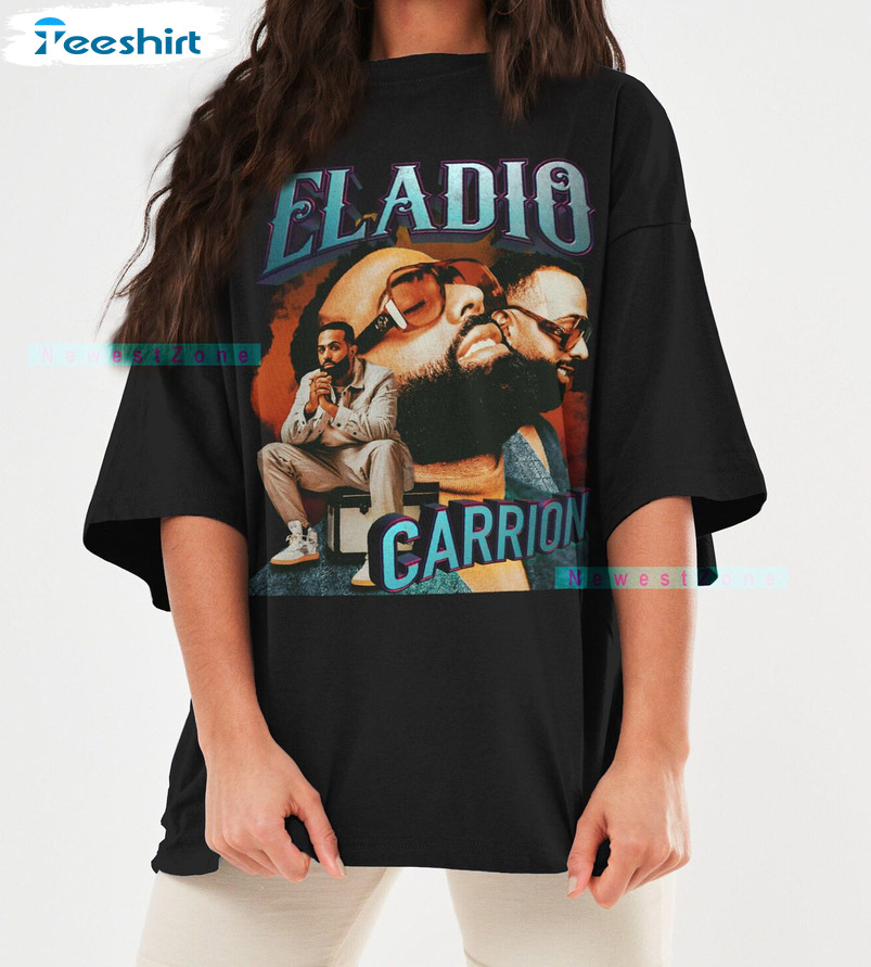 Vintage Eladio Carrion Shirt, Merchandise Singer Reggaeton Tee Tops Unisex Hoodie