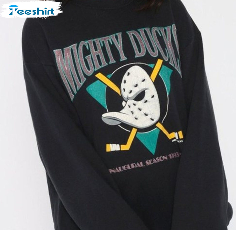 Vintage Nhl Mighty Ducks Shirt, Ice Hockey Unisex Hoodie Sweater