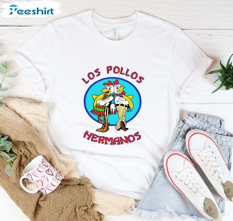 Los Pollos Hermanos Trendy Shirt, Heisenberg Tee Tops Short Sleeve