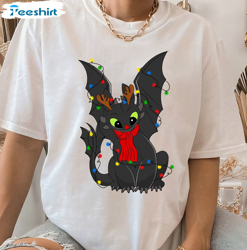 Toothless Dragon Christmas Shirt, Disneyland T-shirt Long Sleeve