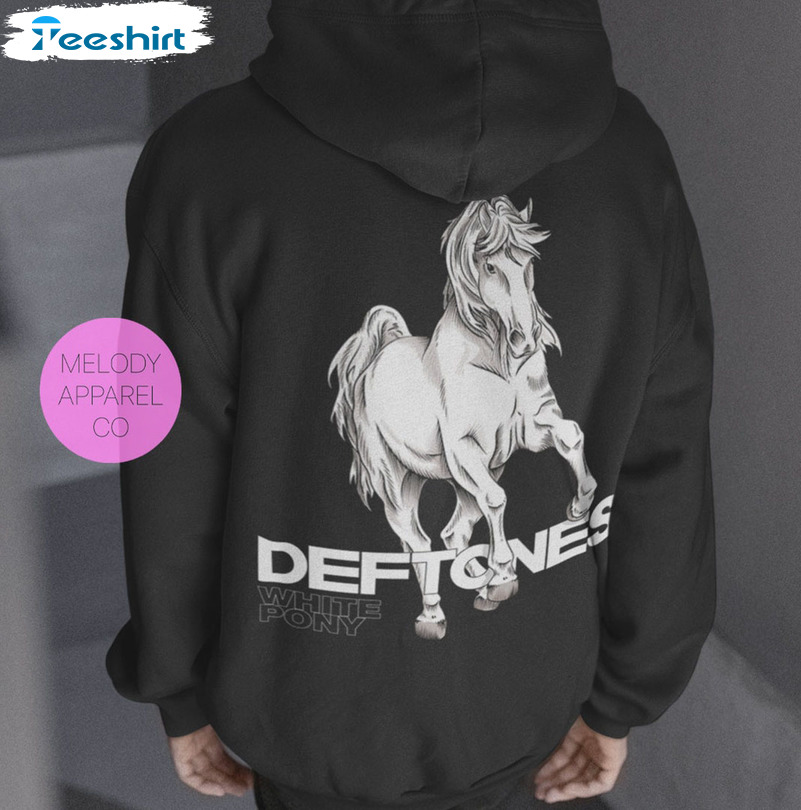 Deftones white sales pony hoodie