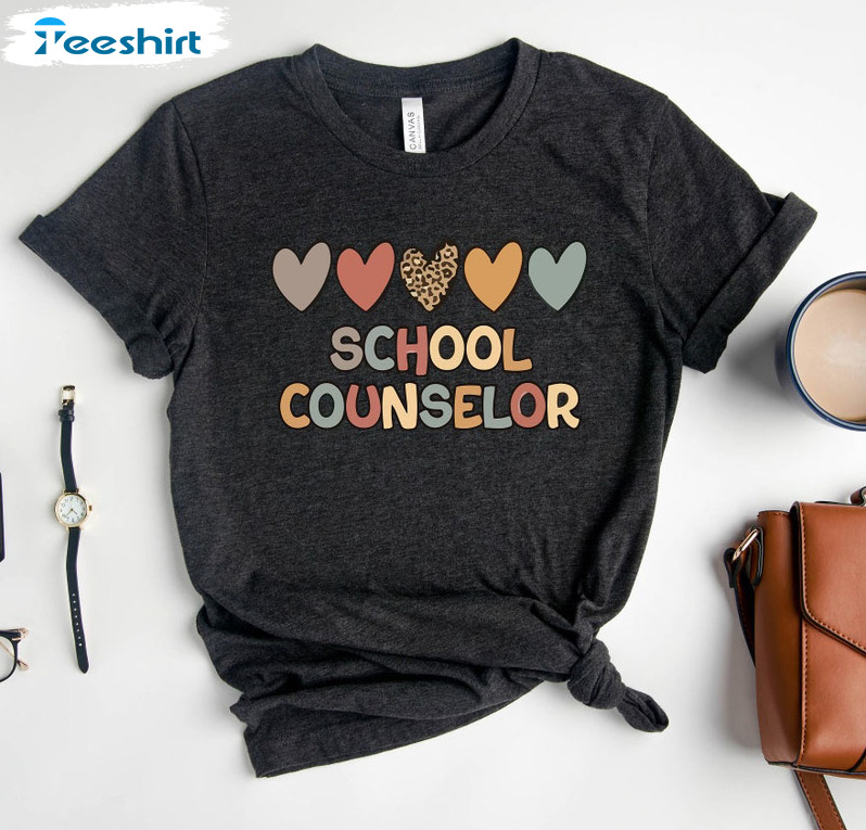 School Counselor Sweatshirt, Back To School Unisex Hoodie Long Sleeve