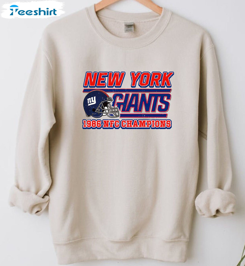 New York Giant Shirt, Vintage New York Football Unisex Hoodie Crewneck