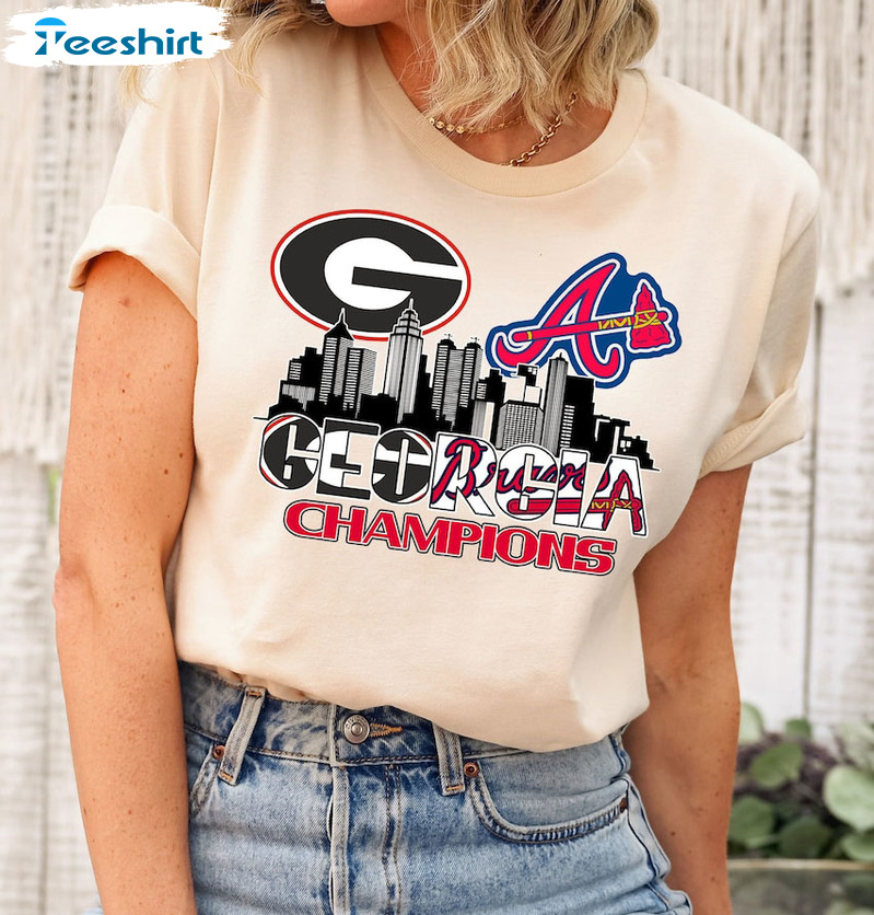 Georgia Champions Shirt, University Football Sweatshirt Unisex Hoodie