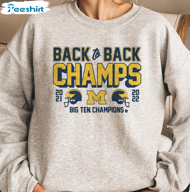 Champion university of michigan football 2022 big ten champions shirt,  hoodie, longsleeve tee, sweater