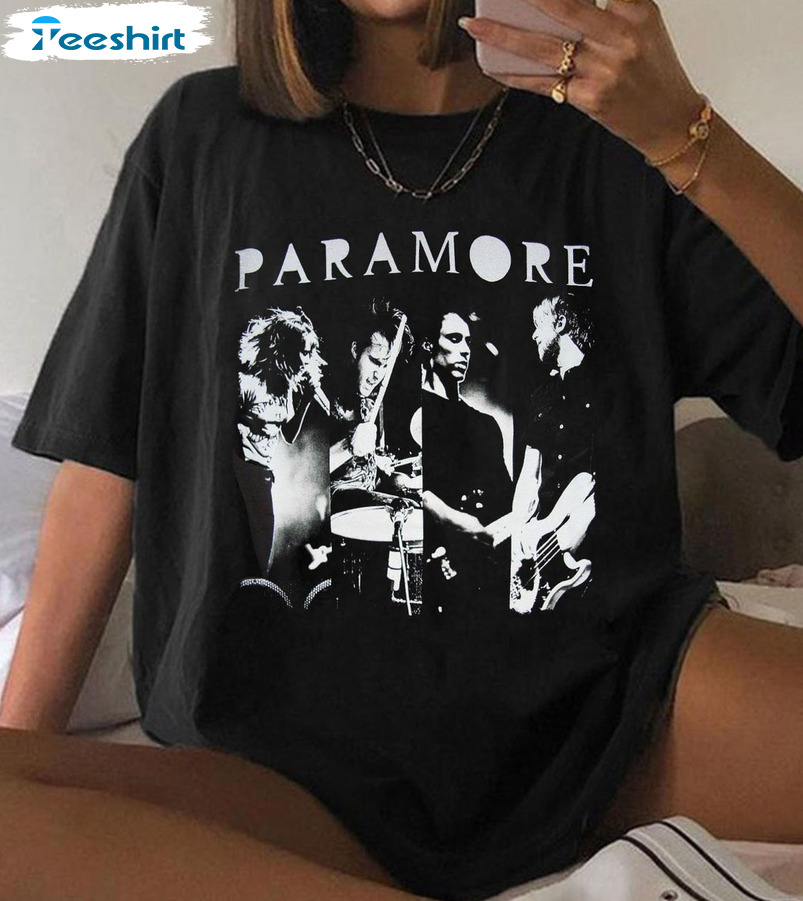 Paramore Rock Band Sweatshirt, Hayley Williams Vintage Unisex T-shirt Long Sleeve