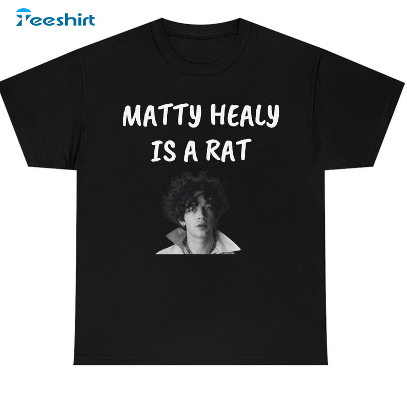 Matty Healy Is A Rat Vintage Shirt, Trendy Crewneck Unisex Hoodie