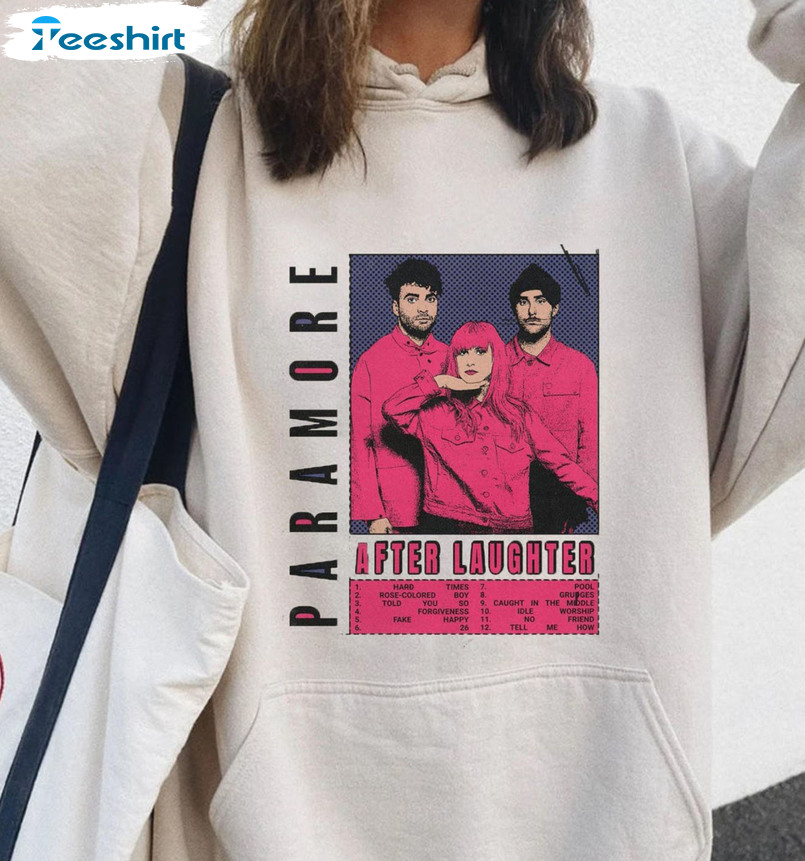 Paramore After Laughter Shirt, Hayley Williams Rock Band Unisex T-shirt Short Sleeve