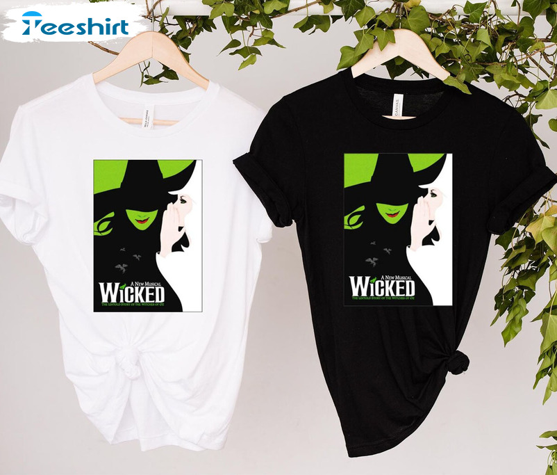 Broadway Untold Story Of The Witches Shirt, Wicked Broadway Crewneck Short Sleeve