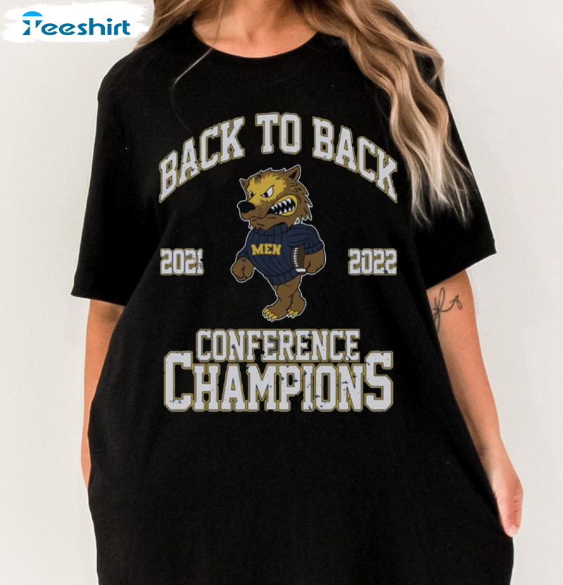 Back To Back Conference Champions Shirt, Michigan Big Ten Unisex T-shirt Long Sleeve
