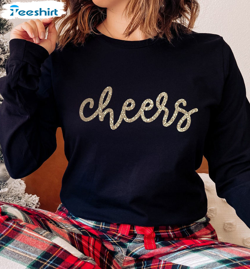 Cheers To The New Year Vinatge Crewneck, Unisex Hoodie