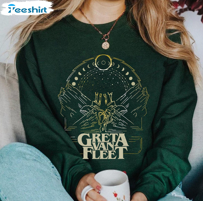 Greta Van Fleet Concert Tour Shirt, Trending Long Sleeve Unisex T-shirt