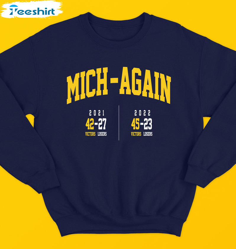 Michigan Football Shirt, Victors Championship Long Sleeve Unisex T-shirt