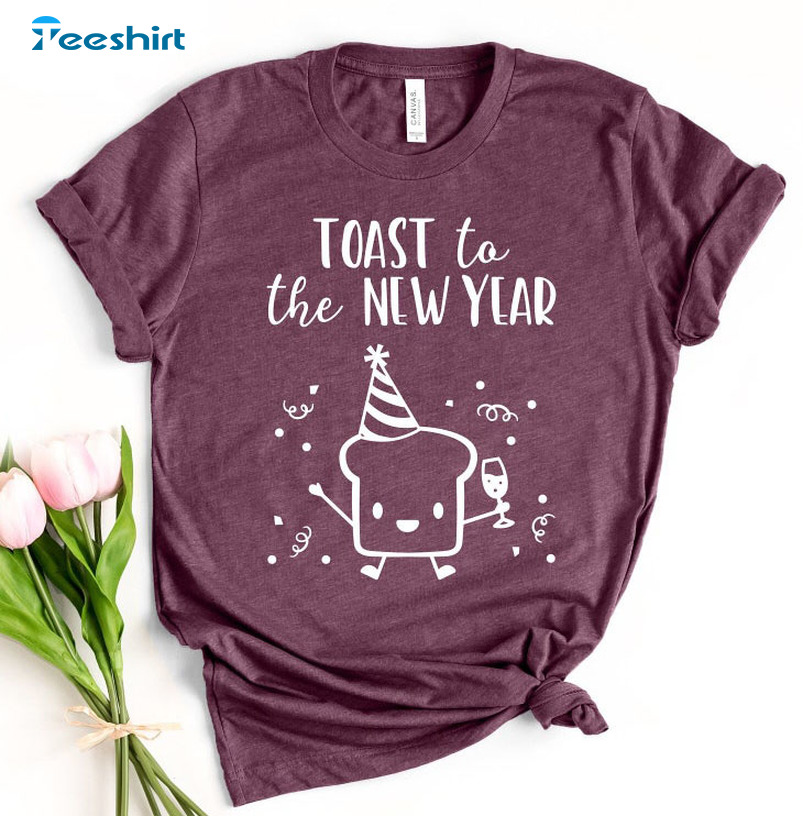 Toast To The New Year Vintage Shirt, New Year Crew Unisex T-shirt Short Sleeve