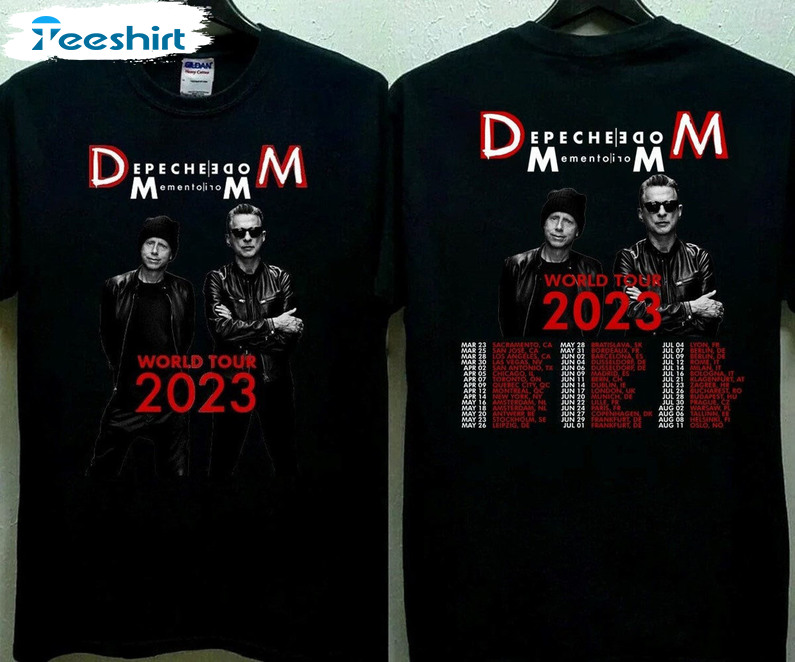2023 Depeche Mode Memento Mori World Tour Shirt, Trending Unisex T-shirt Long Sleeve