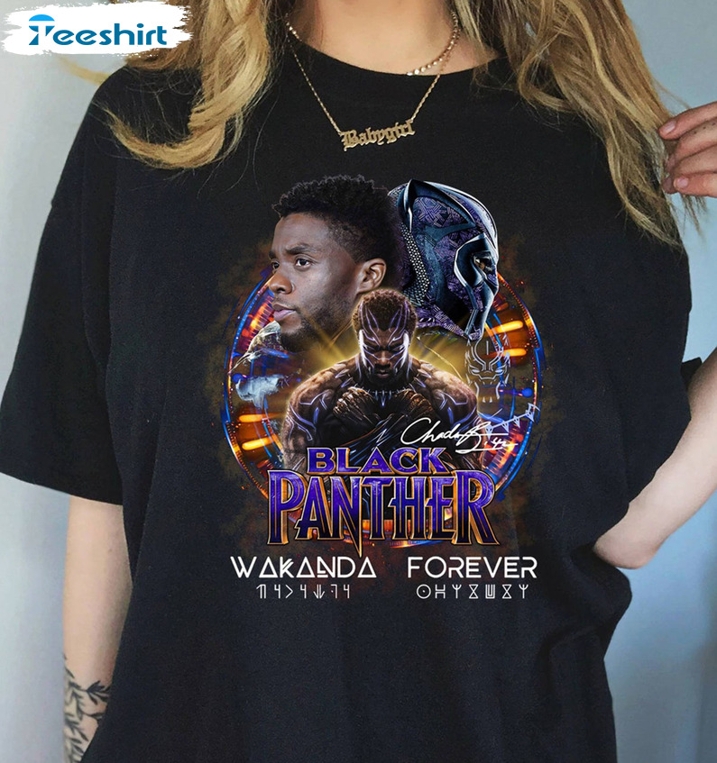 Black Panther 2 Shirt, Wakanda Forever Long Sleeve Unisex Hoodie