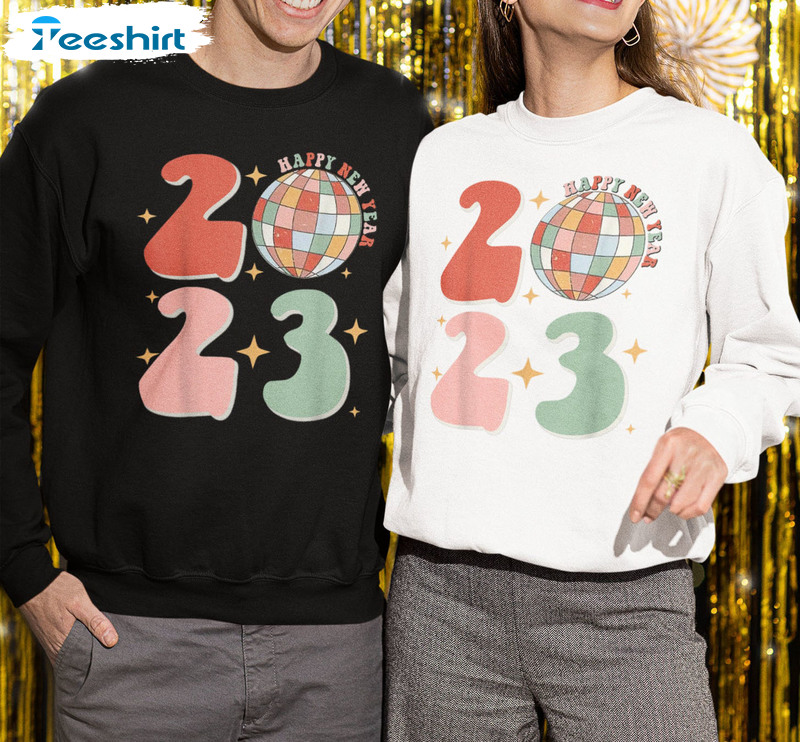 Happy New Year 2023 Shirt, Family Matching Unisex Hoodie Tee Tops