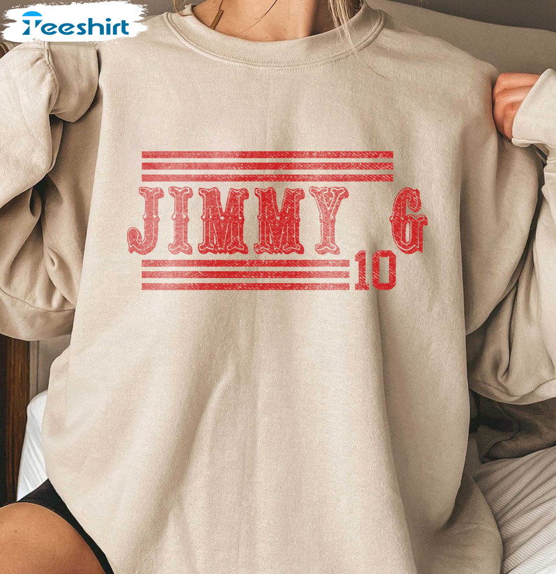 Jimmy G Vintage Shirt, Trending San Francisco Football Long Sleeve Unisex T-shirt