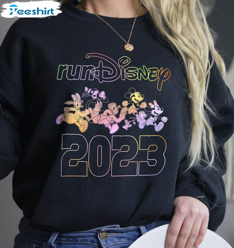 Run Disney 2023 Shirt, Disney World Marathon Weekend Unisex Hoodie Long Sleeve