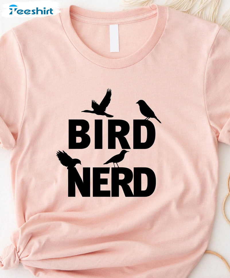 Birdwatching Bird Nerd Shirt, Bird Lover Sweater Unisex Hoodie