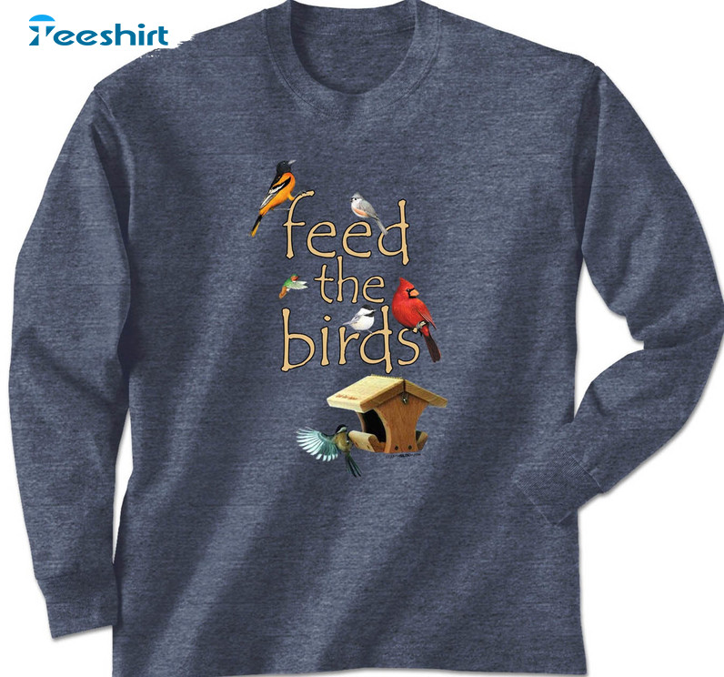 Feed The Birds Shirt, Mary Poppins Parody Long Sleeve Unisex Hoodie