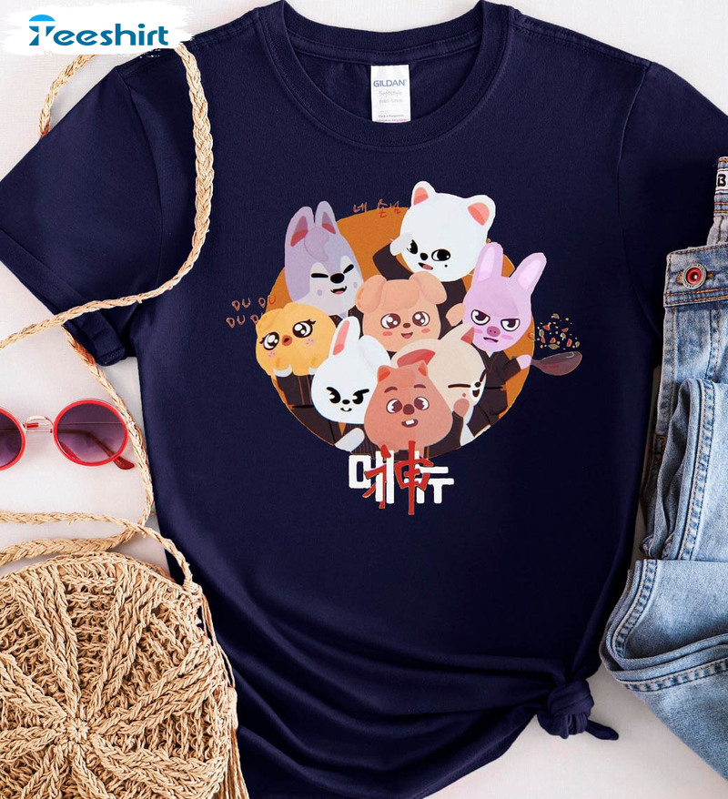 Zoo Characters Shirt, Stray Kids Skz Tee Tops Unisex Hoodie