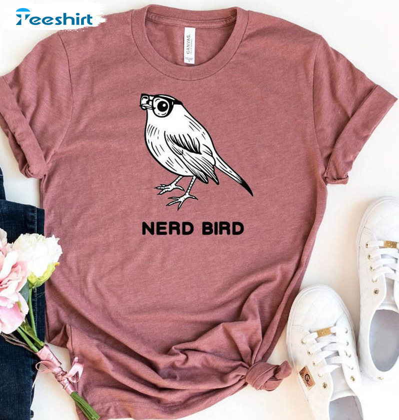 Nerd Bird Vintage Shirt, Birdwatchers Trending Unisex Hoodie Sweater