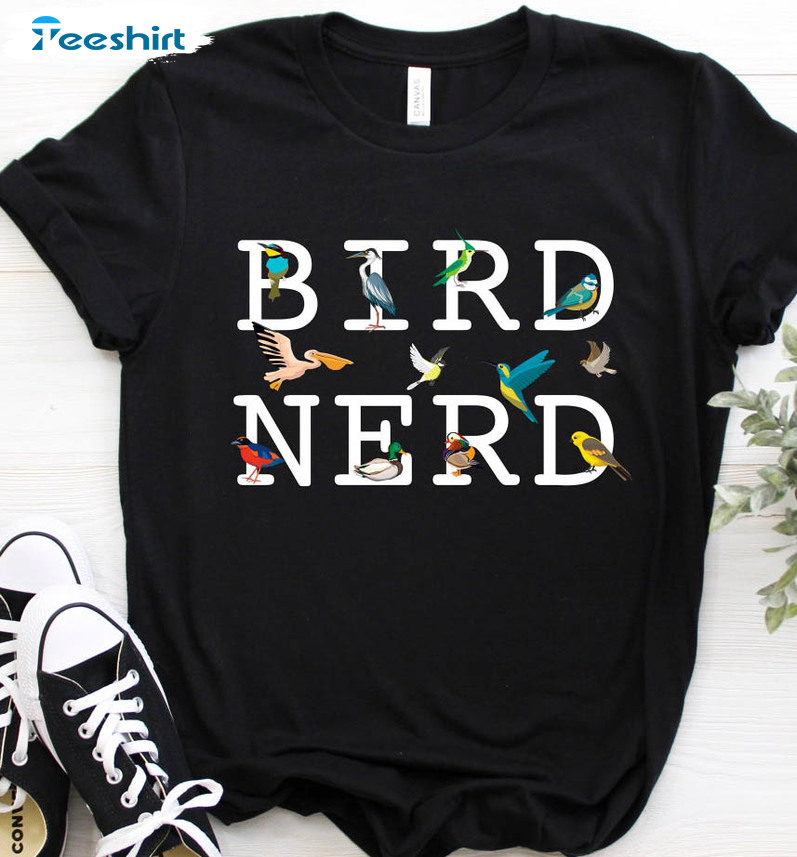 Bird Nerd Vintage Shirt, Birdwatching Lover Unisex Hoodie Sweater