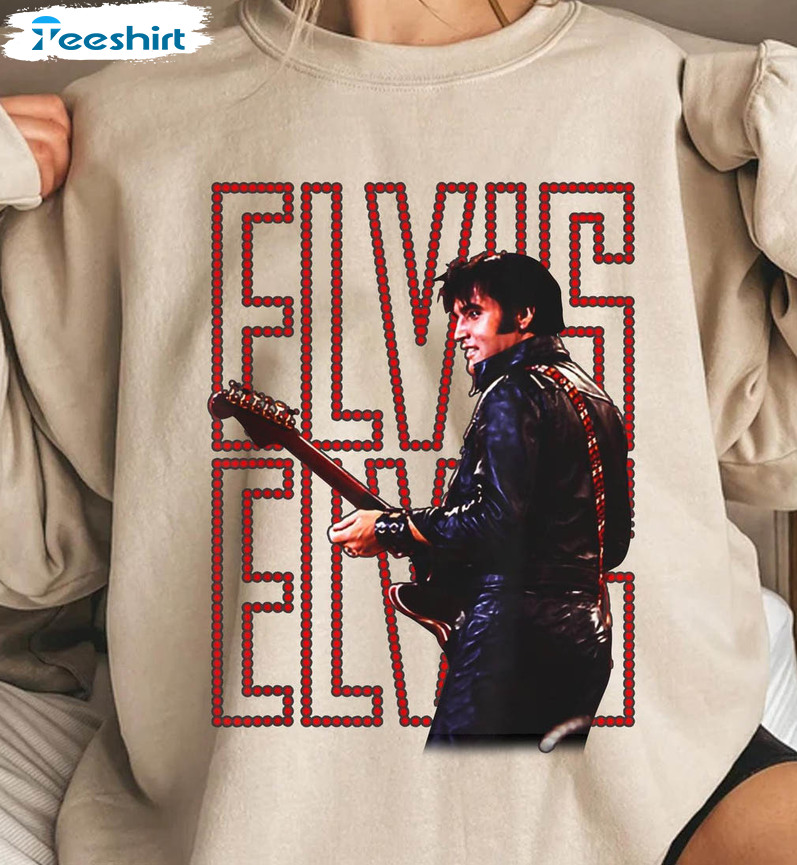Elvis Presley Lovers Shirt, Official 68 Comeback Unisex Hoodie Short Sleeve
