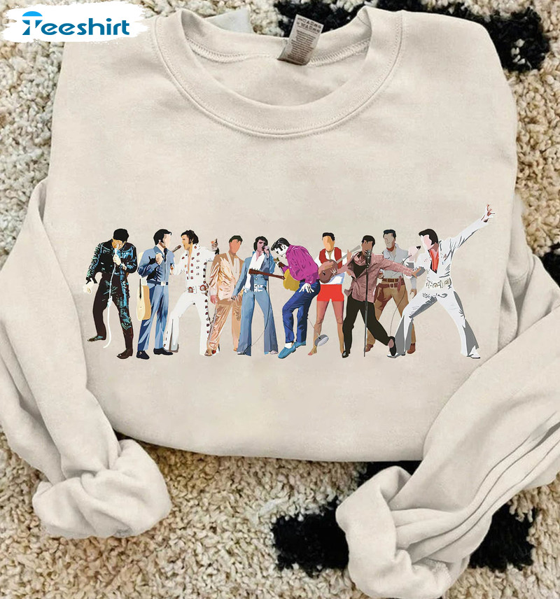 Elvis Presley King Of Rock Trending Sweatshirt, Unisex Hoodie