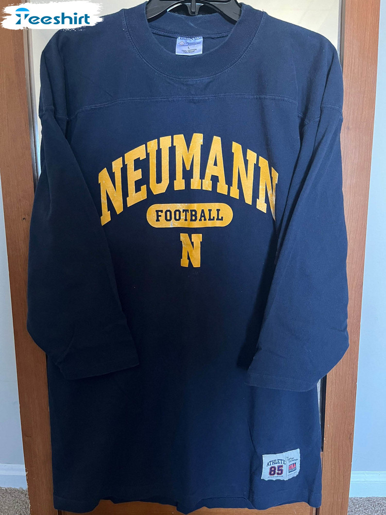 Vintage Neumann University Shirt, Football Unisex T-shirt Short Sleeve