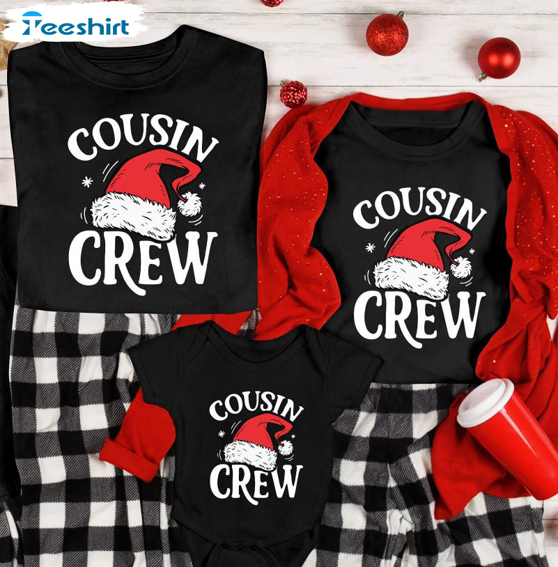 Cousin Crew Shirts, Christmas Matching 2022 Tee Tops Unisex T-shirt