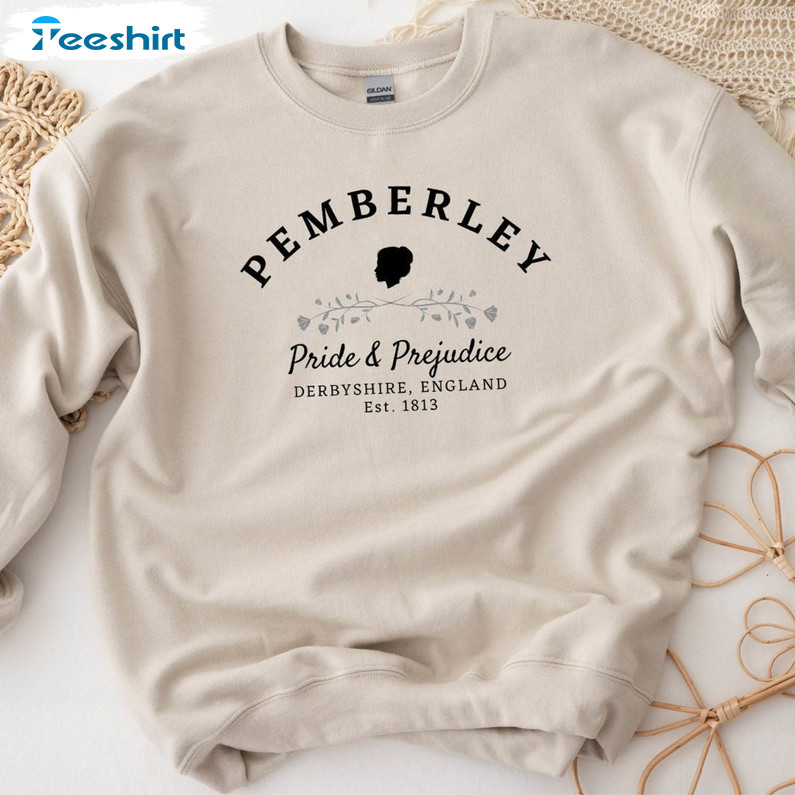 Pemberley Pride And Prejudice Trendy Unisex T-shirt , Crewneck