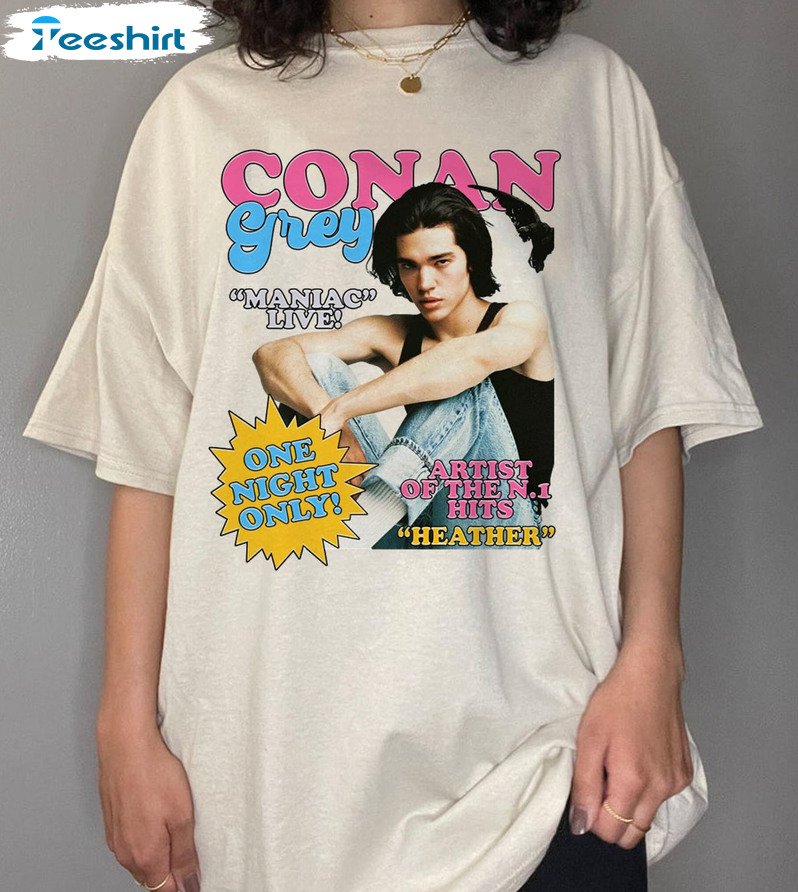 Conan Grey Maniac Live Shirt, Trending Crewneck Short Sleeve