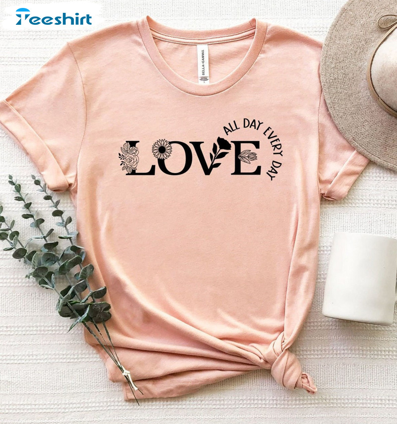 Flower Tshirt Love Flower Shirt Flower Lover Gift Flower Lover