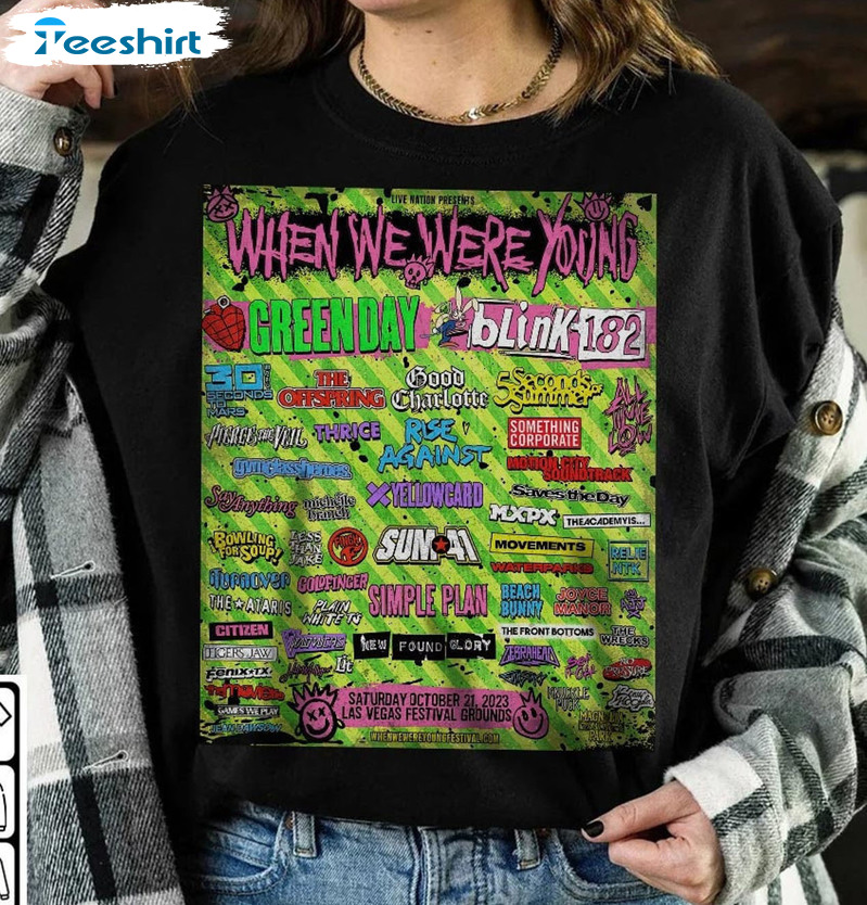 When We Were Young Trending Shirt, Elder Emo Unisex Hoodie Crewneck