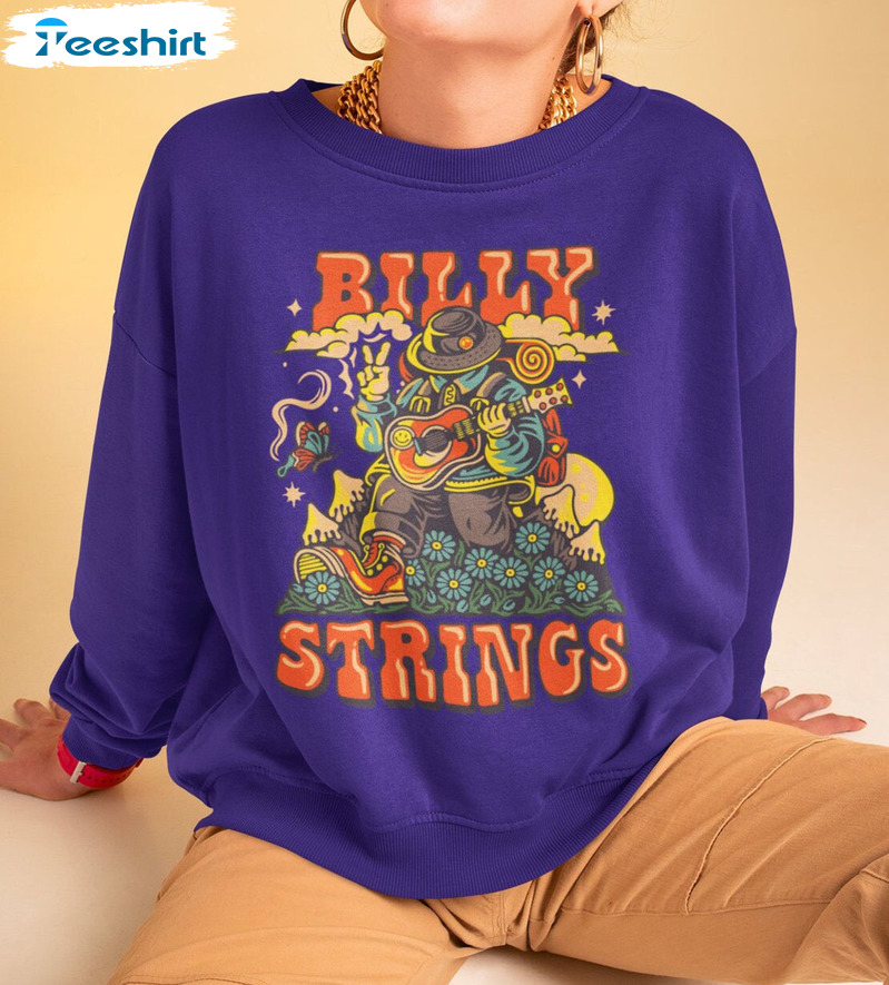 Billy Strings Trending Shirt, Music Tour 2022 Crewneck Short Sleeve