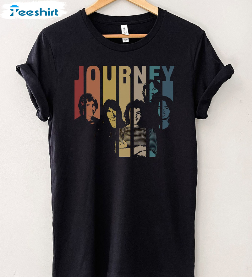 Journey Band Retro Shirt, Journey Tour Tee Tops Long Sleeve