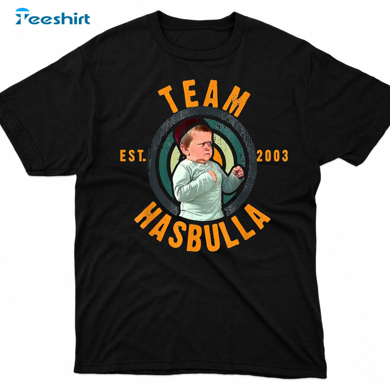 Team Hasbulla EST 2003 Shirt, Hasbulla Magomedov Long Sleeve Unisex Hoodie