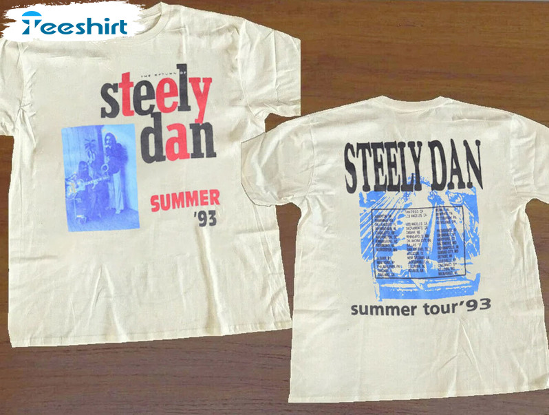 Steely Dan Tour Shirt, 90s Summer Tour Sweatshirt Tee Tops