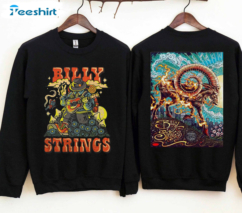 Billy Strings Trending Shirt, Country Music Tour 2022 Short Sleeve Tee Tops