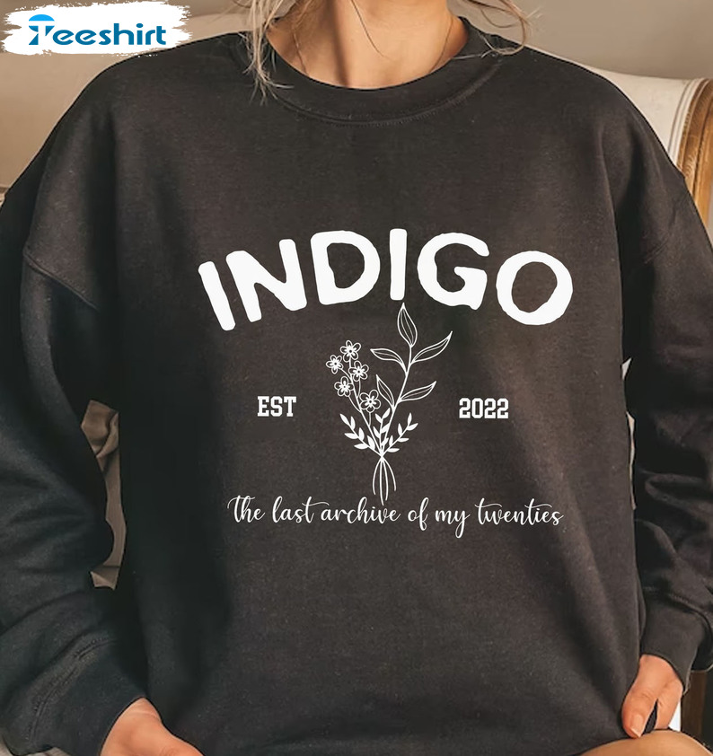 Indigo Namjoon Shirt, The Last Archive Of My Twenties Crewneck Sweater