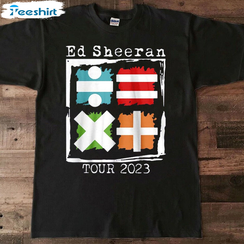 Ed Sheeran Sweatshirt, Mathematics Tour Australia Crewneck Tee Tops
