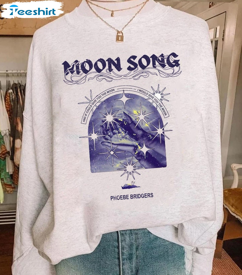 Vintage Moon Song Shirt, Phoebe Bridgers Short Sleeve Tee Tops