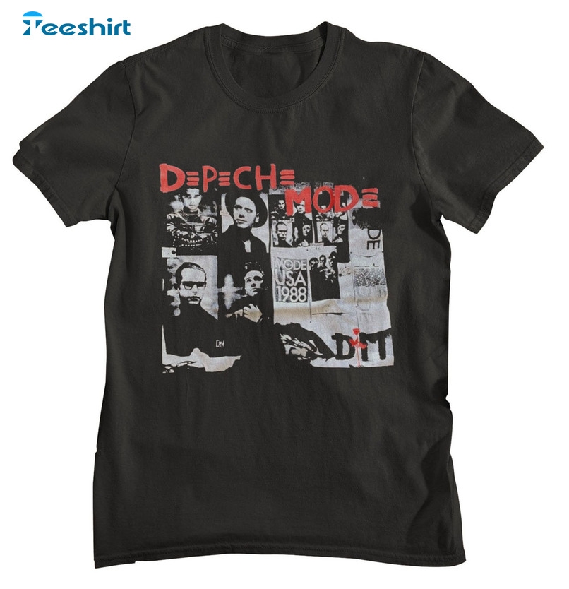 Depeche Mode Retro Shirt, Trending Unisex T-shirt Long Sleeve