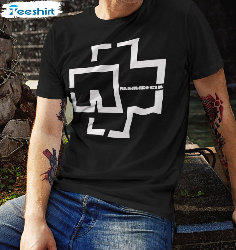 Rammstein Band Trendy Shirt, Industrial Music 80s Rock Sweater Long Sleeve