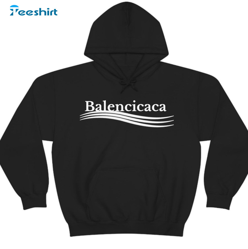 Balencicaca Sweatshirt, Balencicaca Parody Designer Short Sleeve Tee Tops