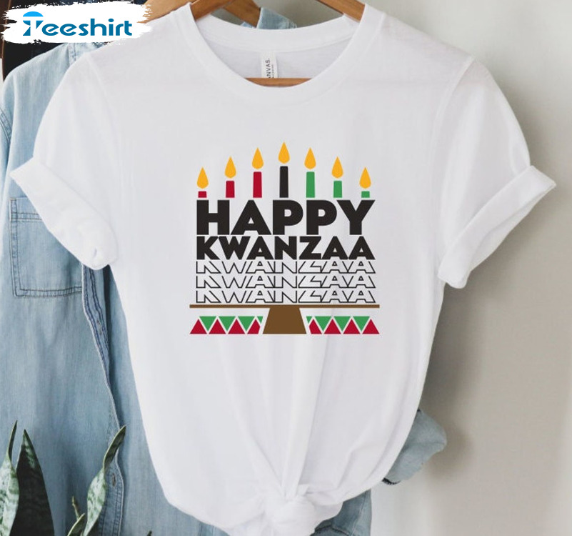 Kwanzaa Blessings Shirt, Funny African American Unisex Hoodie Long Sleeve