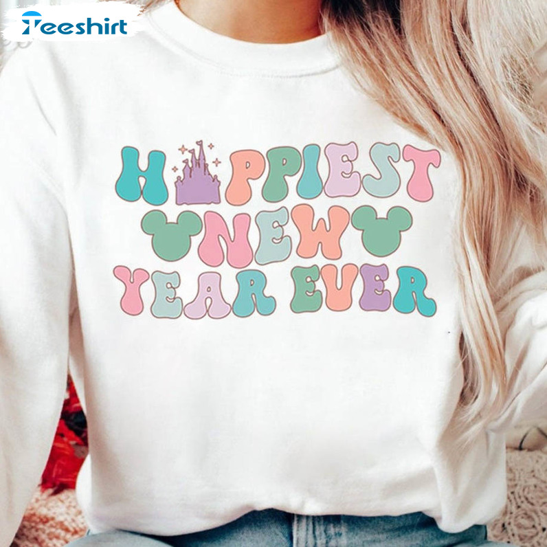 Happiest New Year Ever Disney Shirt, Matching Unisex T-shirt Unisex Hoodie