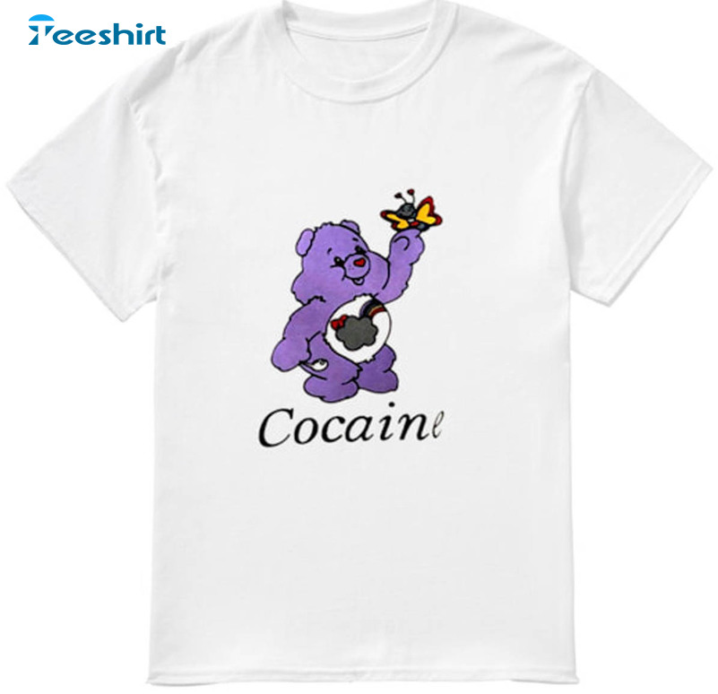 Cocaine Purple Bear Shirt, Trending Sweatshirt Crewneck